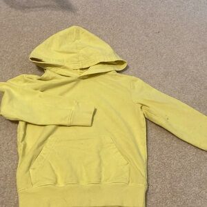 Primary Yellow Pullover Hoodie Sweatshirt